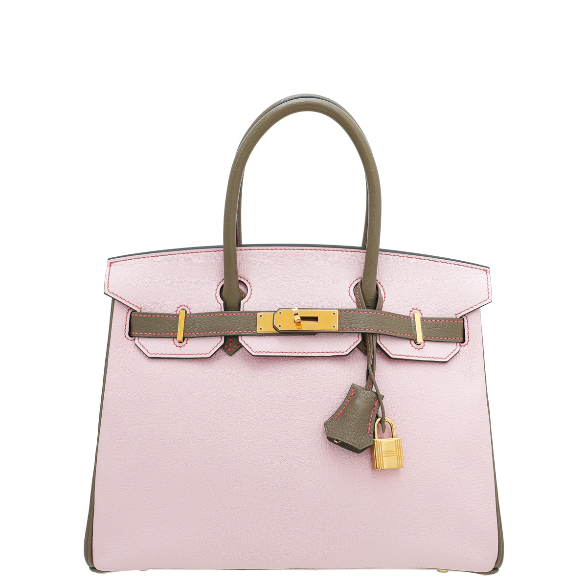 Hermes Bicolor Horse Shoe Stamp Birkin 30 Bag-Hermes-THE CLOSET