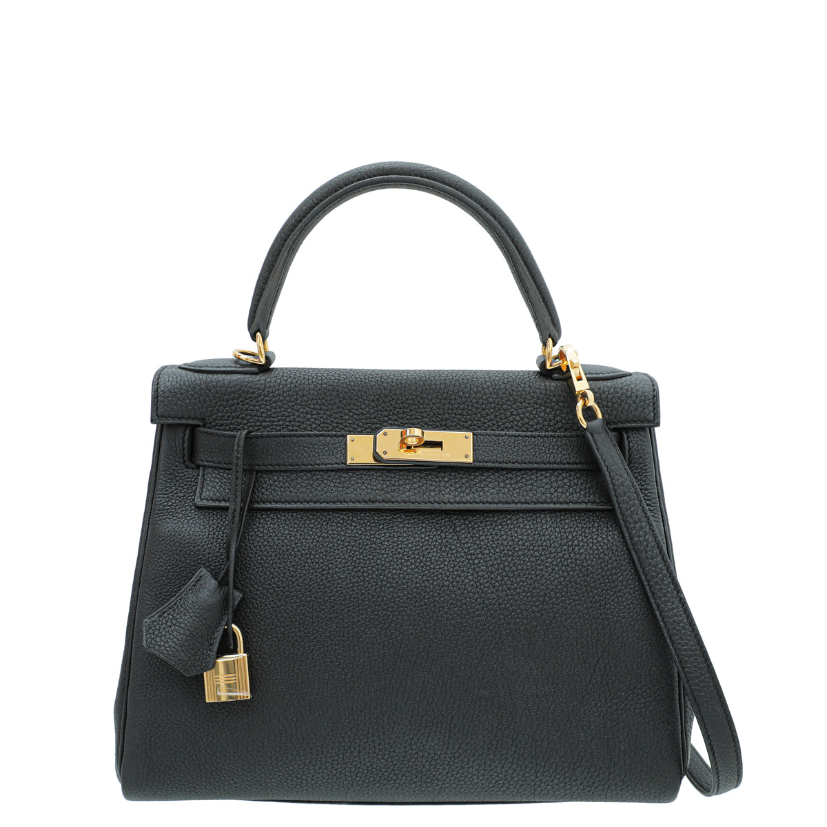Hermes Noir Retourne Kelly 28 Bag-Hermes-THE CLOSET