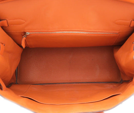 Hermes Orange Birkin 35 Bag – The Closet