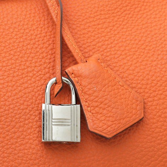 Hermes Orange Birkin 35 Bag – The Closet