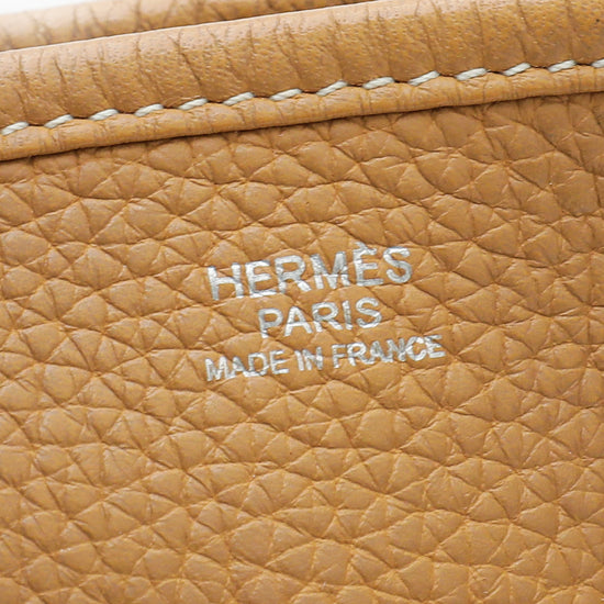 Hermes Moutarde Evelyne III GM Bag