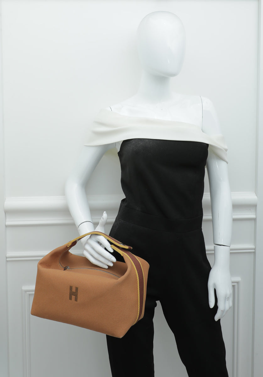 Hermes Bride à brac cloth clutch bag - ShopStyle