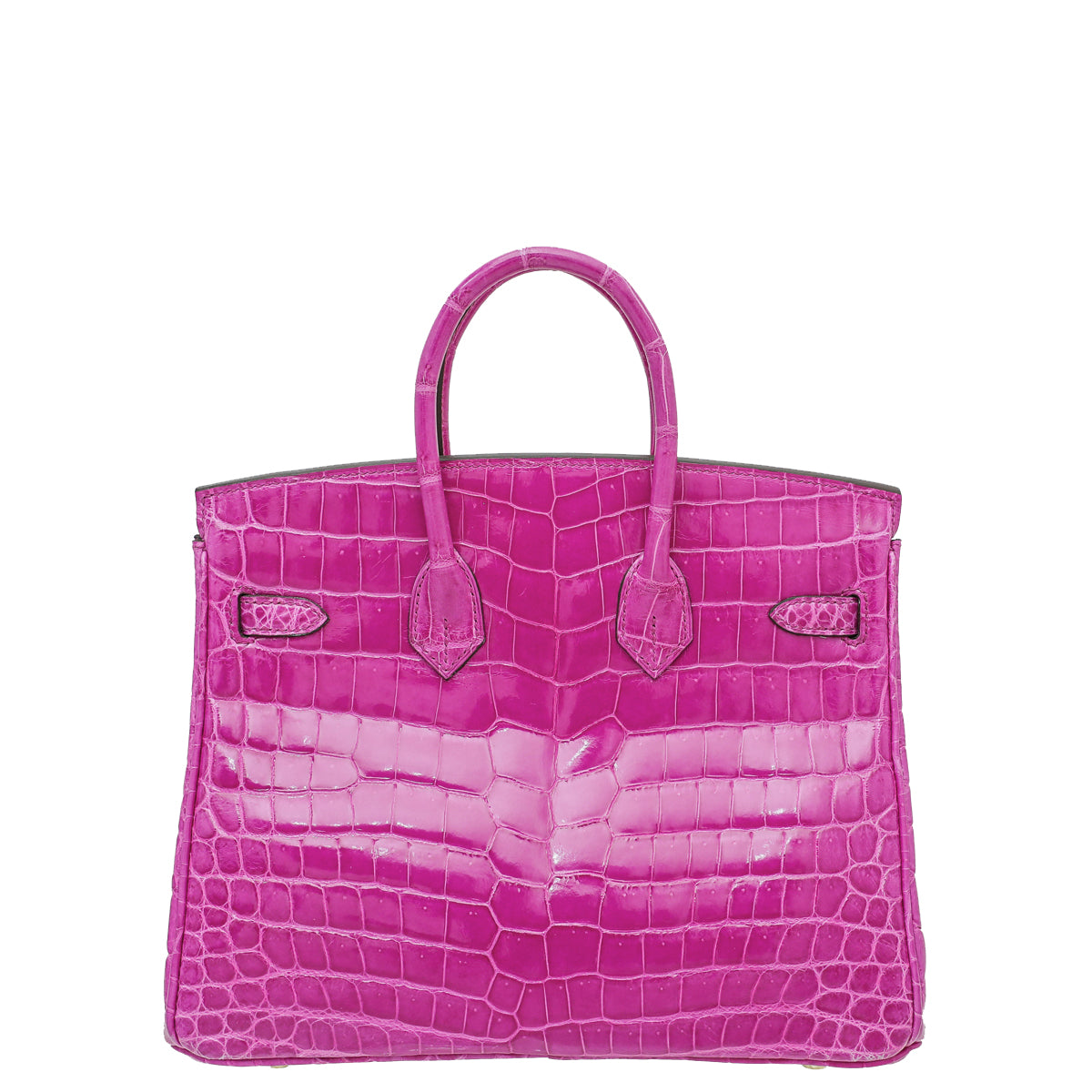 Hermes Rose Scheherazade Shiny Crocodile Niloticus Birkin 25 Bag-Hermes-THE CLOSET