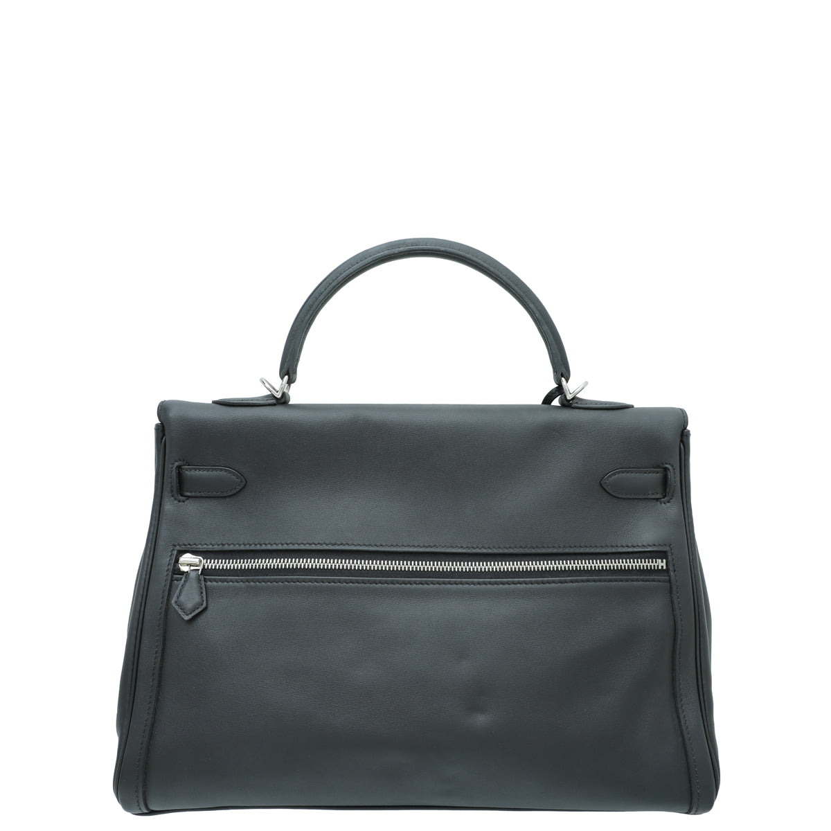 Hermes Noir Lakis Kelly 35 Bag-Hermes-THE CLOSET