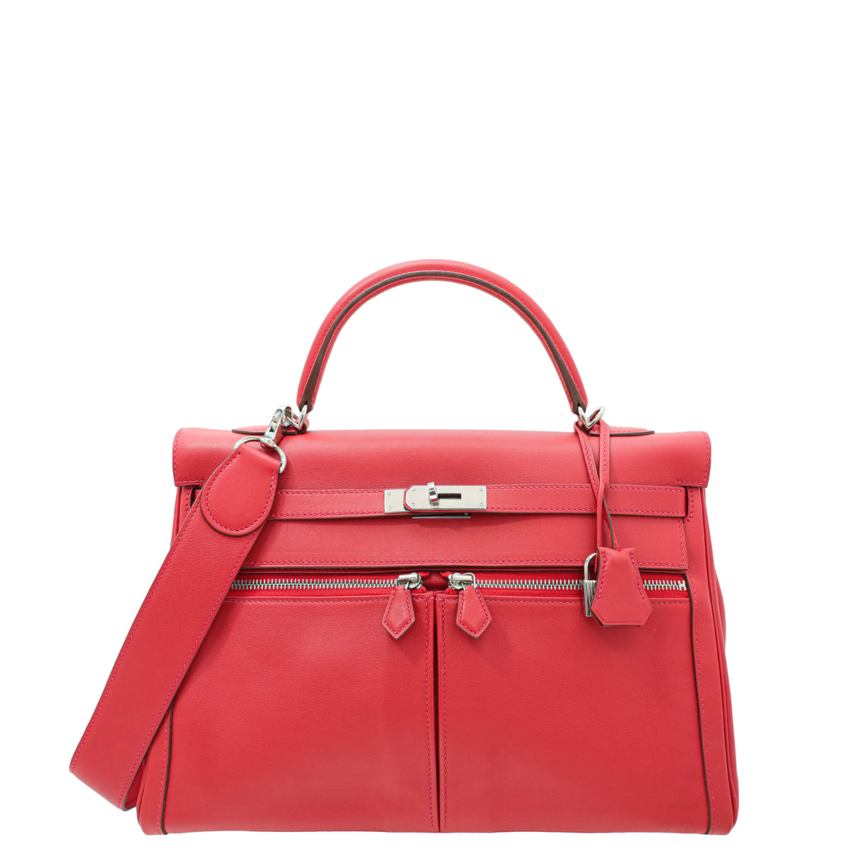 Hermes Rouge Lakis Kelly 35 Bag-Hermes-THE CLOSET
