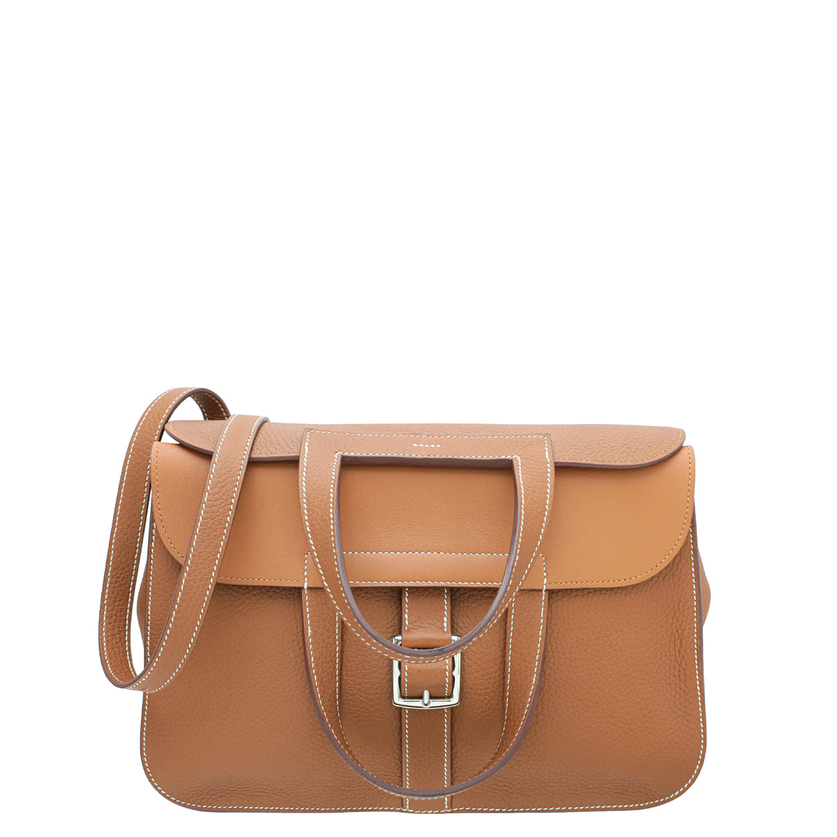 Hermes Gold Halzan 31 Bag-Hermes-THE CLOSET