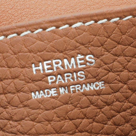 Hermes Gold Halzan 31 Bag