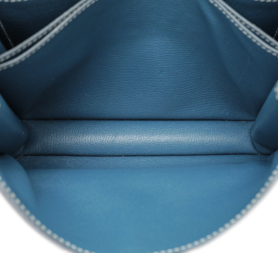 Hermes Bleu Tempete Roulis 23 Fjord Bag – The Closet