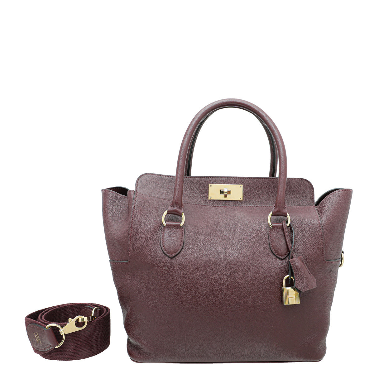 Hermes Prune Novillo Toolbox 26 Bag-Hermes-THE CLOSET