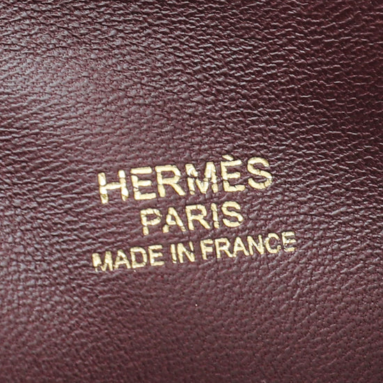 Hermes Prune Novillo Toolbox 26 Bag