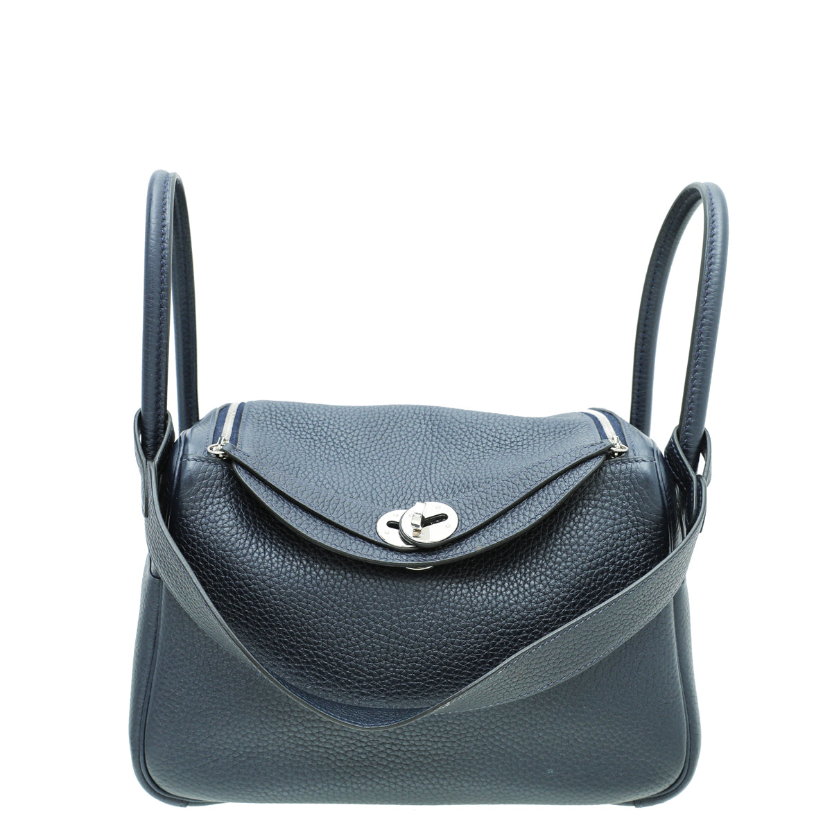 Hermes Blue Indigo Lindy 26 Bag-Hermes-THE CLOSET