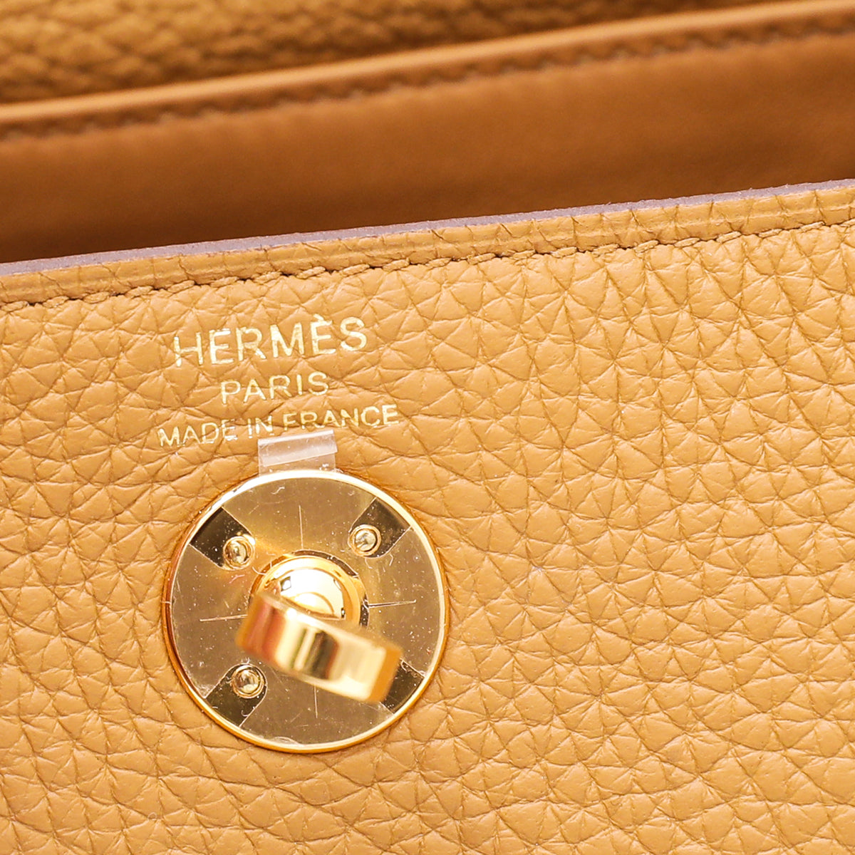 Hermes Sesame Mini Lindy Bag