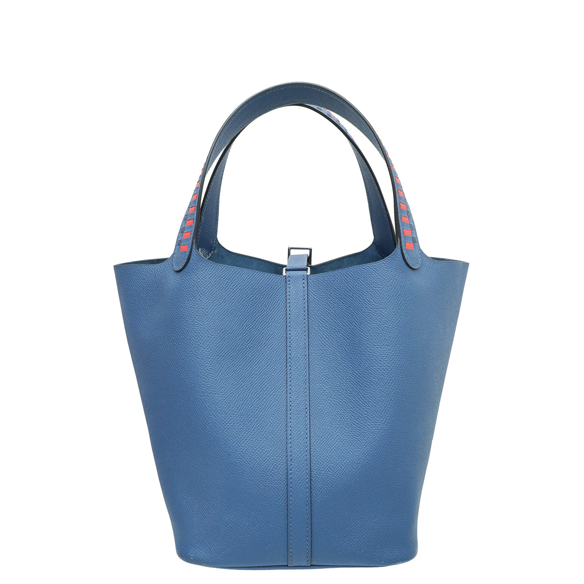 Hermes Bicolor Picotin Lock 22 Tressage De Cuir Bag-Hermes-THE CLOSET