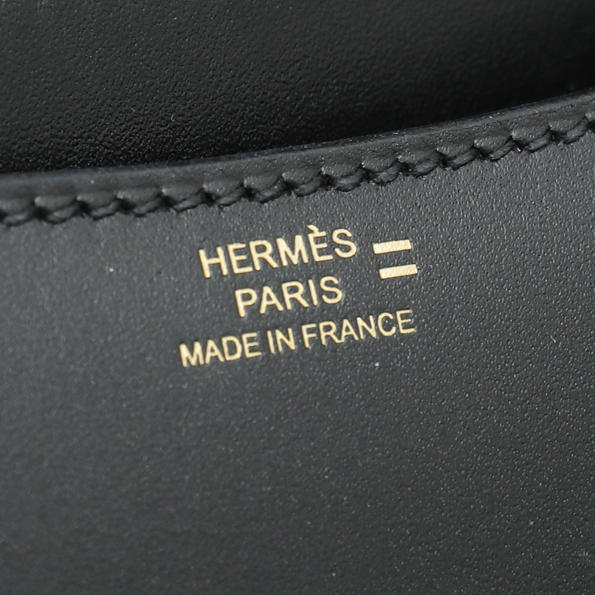 Hermes Noir Constance III Mini Tadelakt Lizard Lock Bag