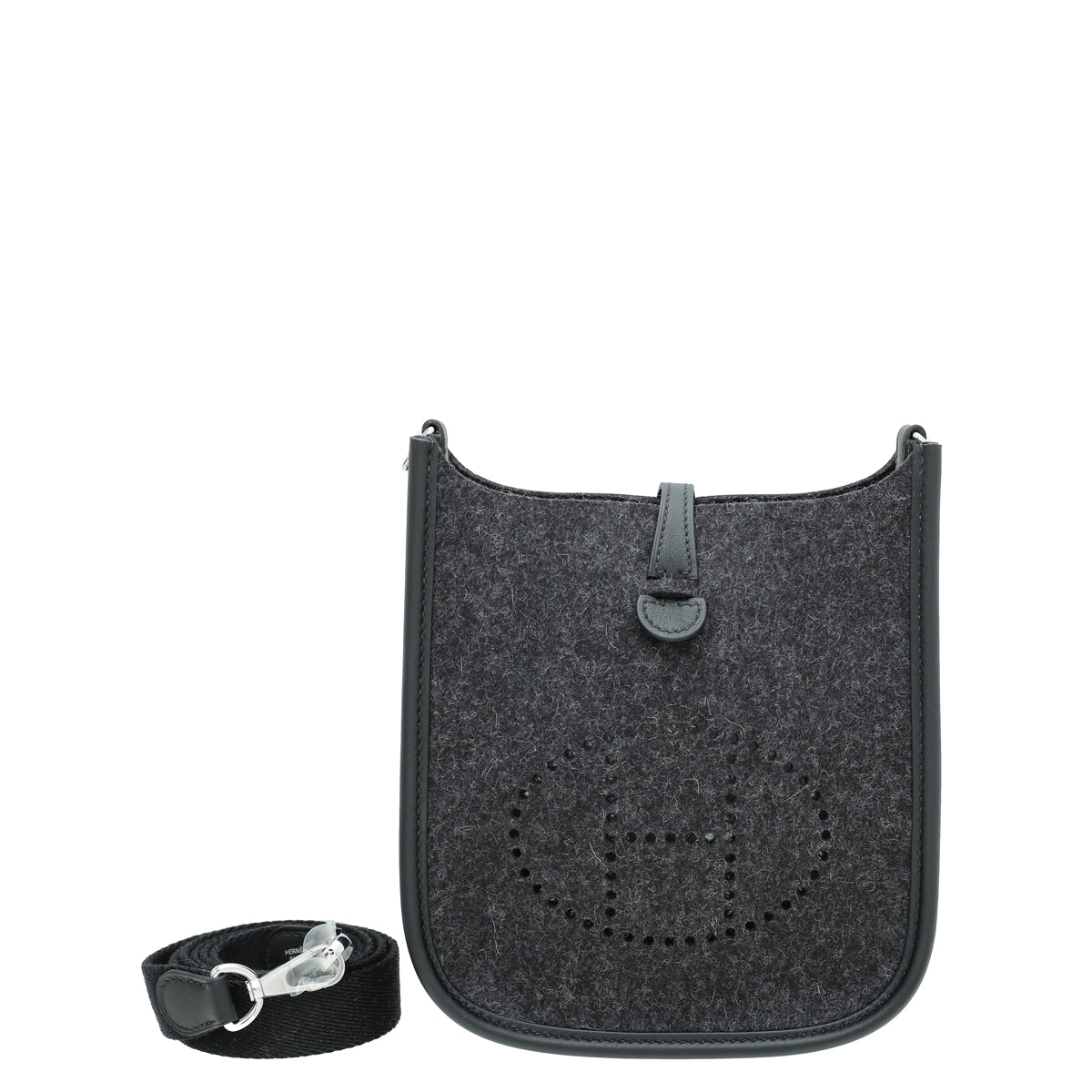 Hermes Noir Evelyne Amazone 16 TPM Wool Swift Bag