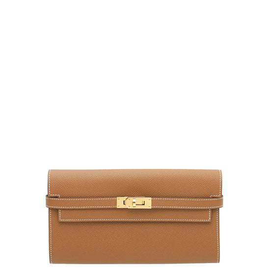 Hermes Gold Kelly Wallet