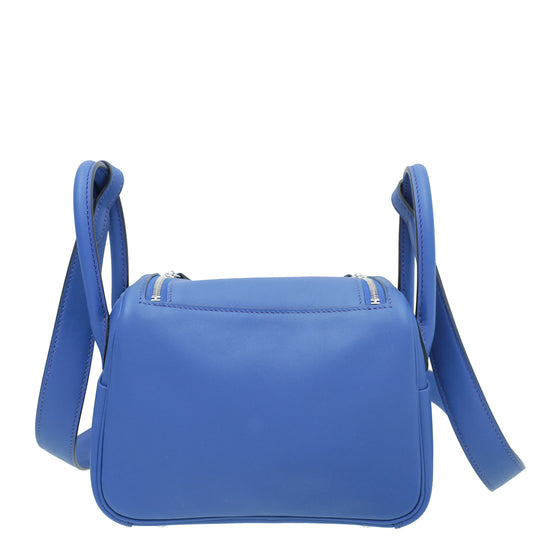 Hermes Royal Bleu Lindy 20 Mini Swift Bag