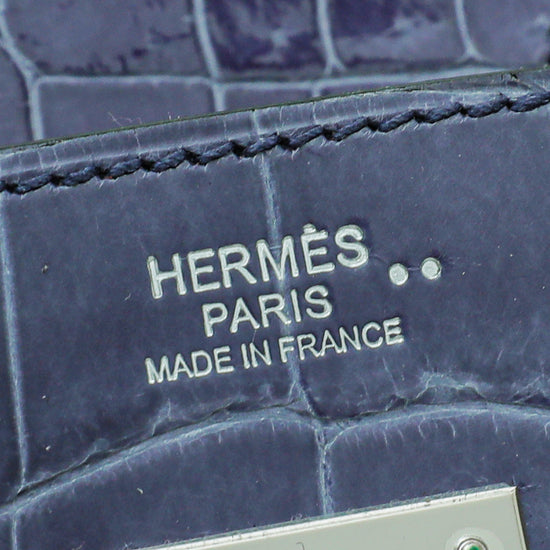 25cm Hermes Shiny Blue Brighton Crocodile Birkin at 1stDibs  hermes blue  brighton, blue brighton hermes, blue crocodile birkin