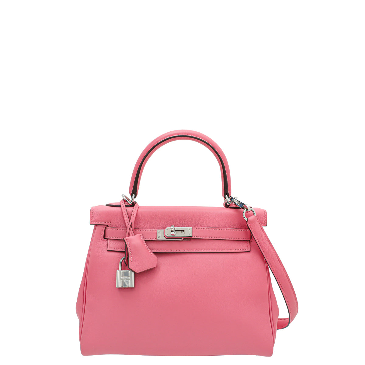 Hermes Rose Azalee Evercolor Retourne Kelly 25 Bag-Hermes-THE CLOSET