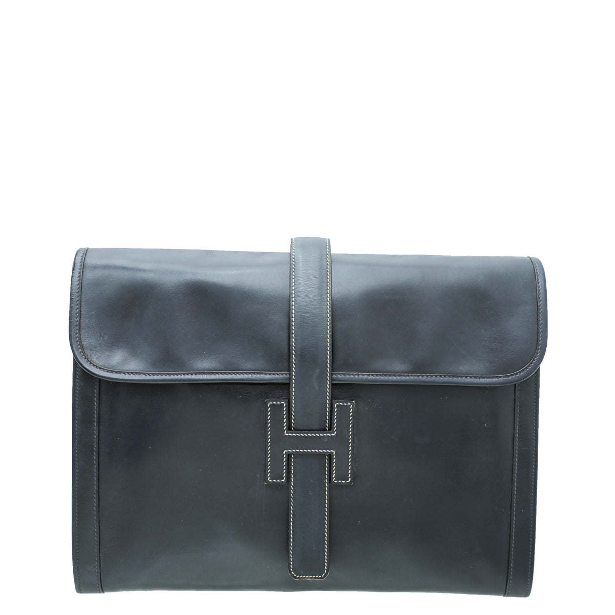 Hermes Bicolor Jige Elan 34 Box Clutch-Goyard-THE CLOSET