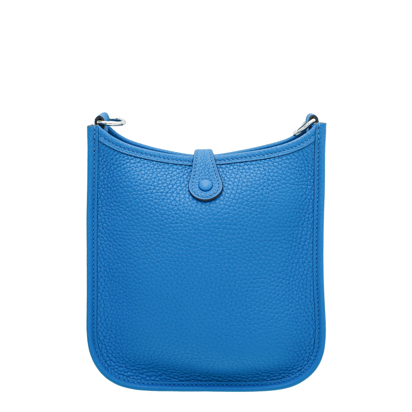 Hermes Blue Zanzibar Clemence Evelyne TBM Bag – The Closet