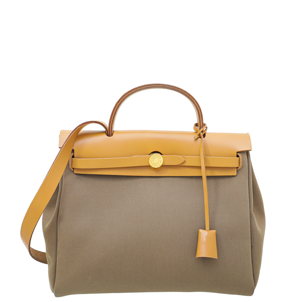 Hermes Bicolor Sellier Herbag Zip 31 PM Bag – The Closet