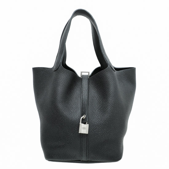 Hermes Noir Picotin 22 Bag