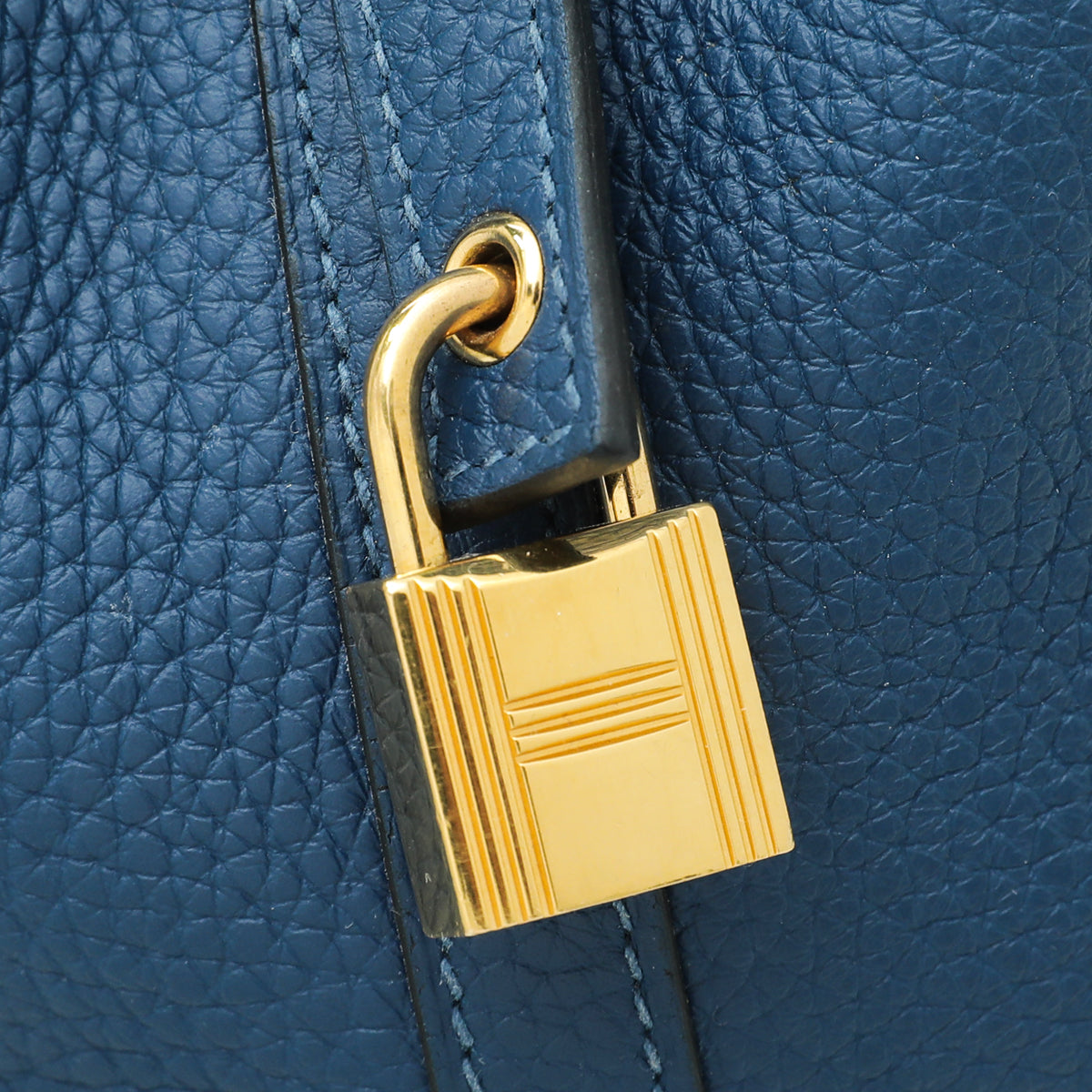 Hermes Bleu Thalassa Picotin Lock 18 Bag