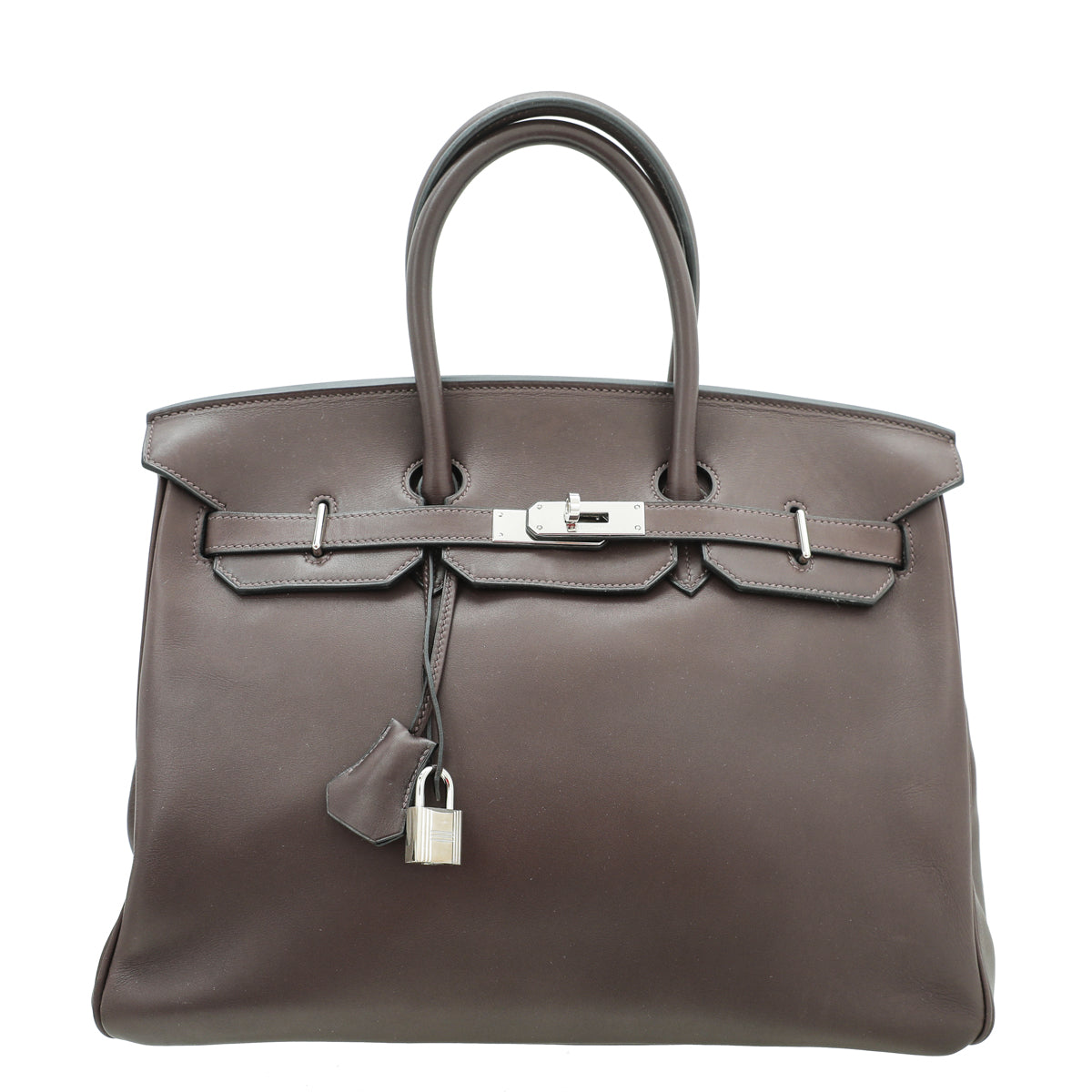 Hermes Barenia Chocolate Birkin 35 Bag-Hermes-THE CLOSET