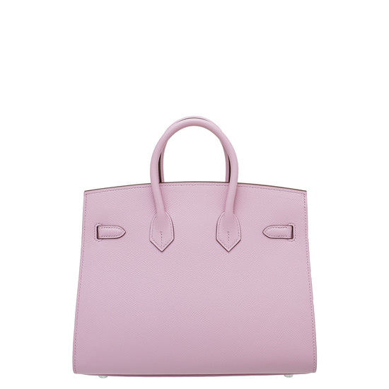 Hermes Birkin Handbag Mauve Sylvestre Swift with Rose Gold Hardware 25 -  ShopStyle Shoulder Bags