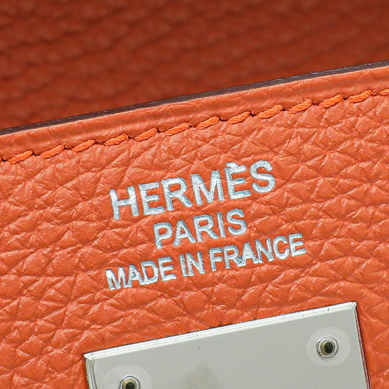 Hermes Orange Retourne Kelly 35 Bag