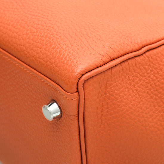 Hermes Orange Retourne Kelly 35 Bag