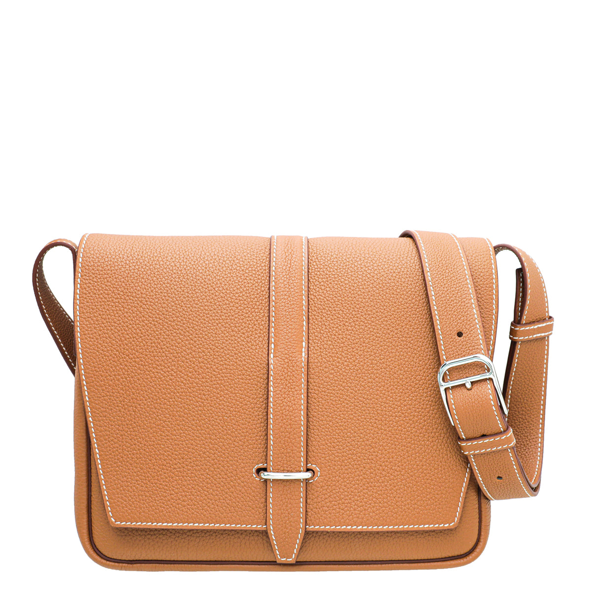 Hermes Gold Steve Light Junior Messenger Bag-Hermes-THE CLOSET
