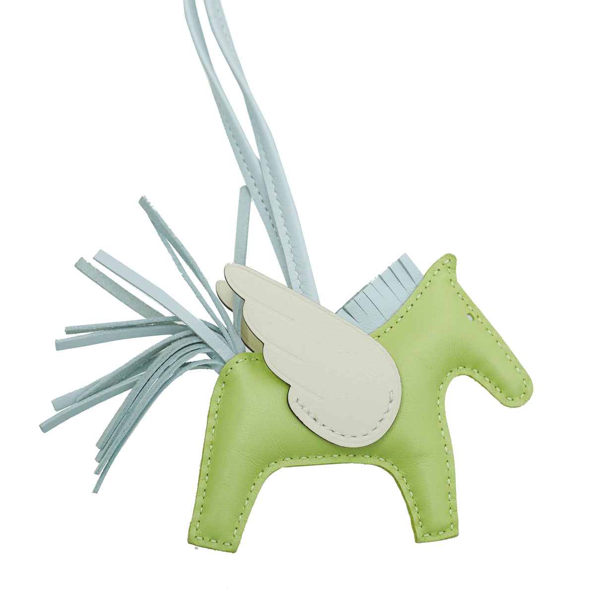 Hermes Tricolor Rodeo Pegasus Bag Charm-Hermes-THE CLOSET