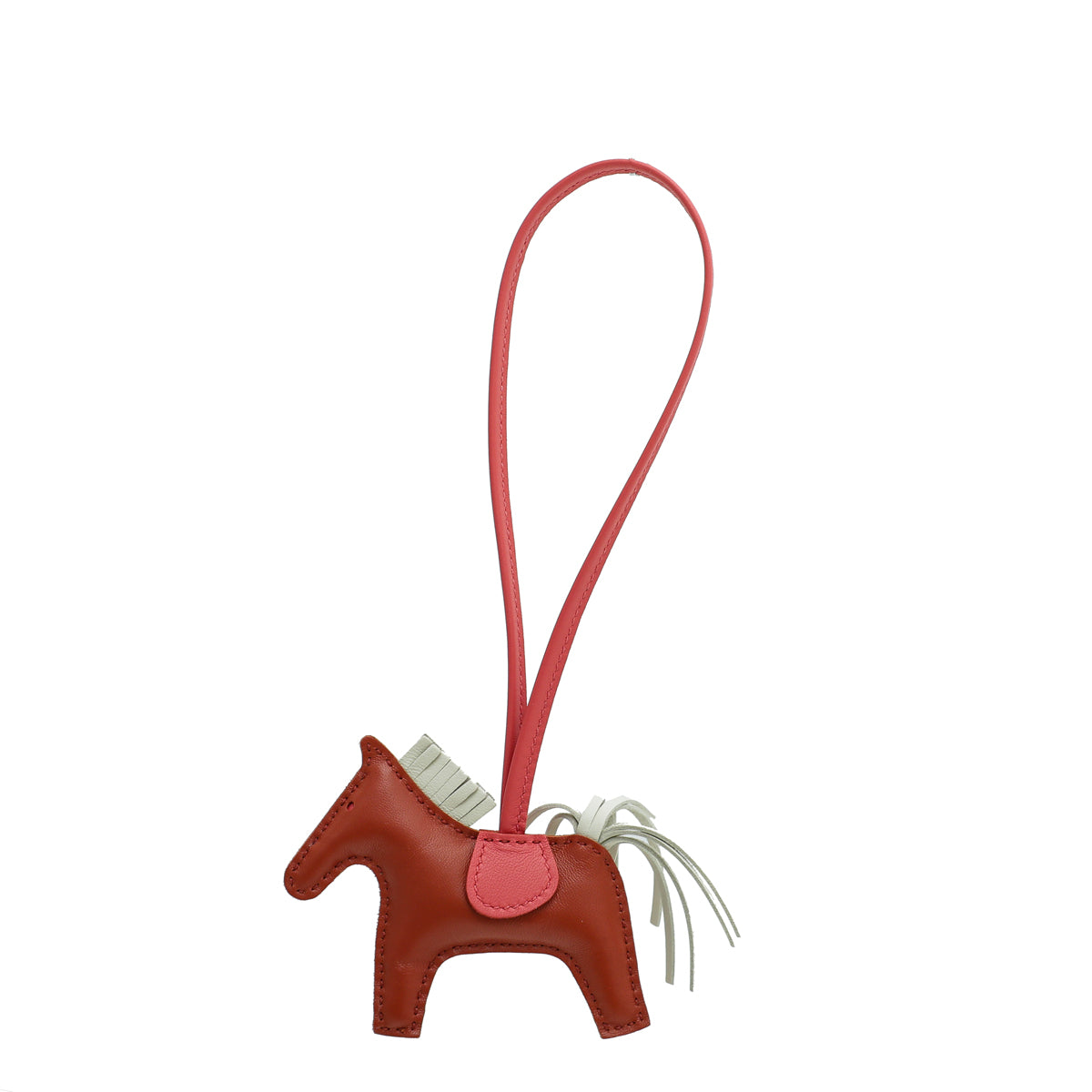 Hermes Tricolor Rodeo Bag Charm PM-Hermes-THE CLOSET