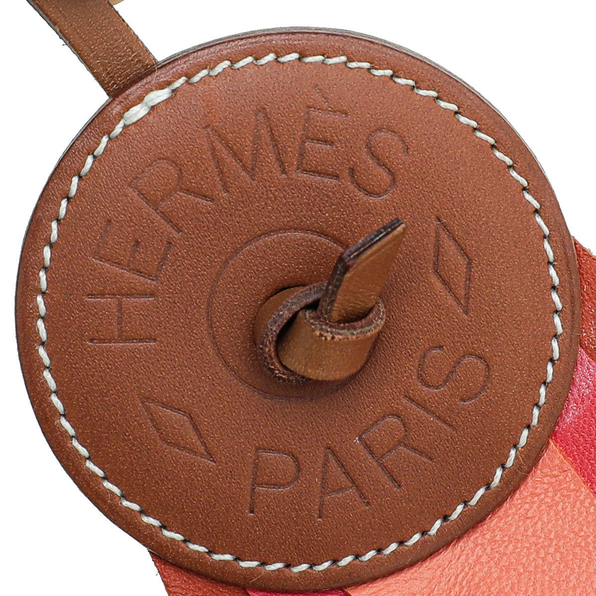 Hermes Multicolor Paddock Flot Ribbon Bag Charm