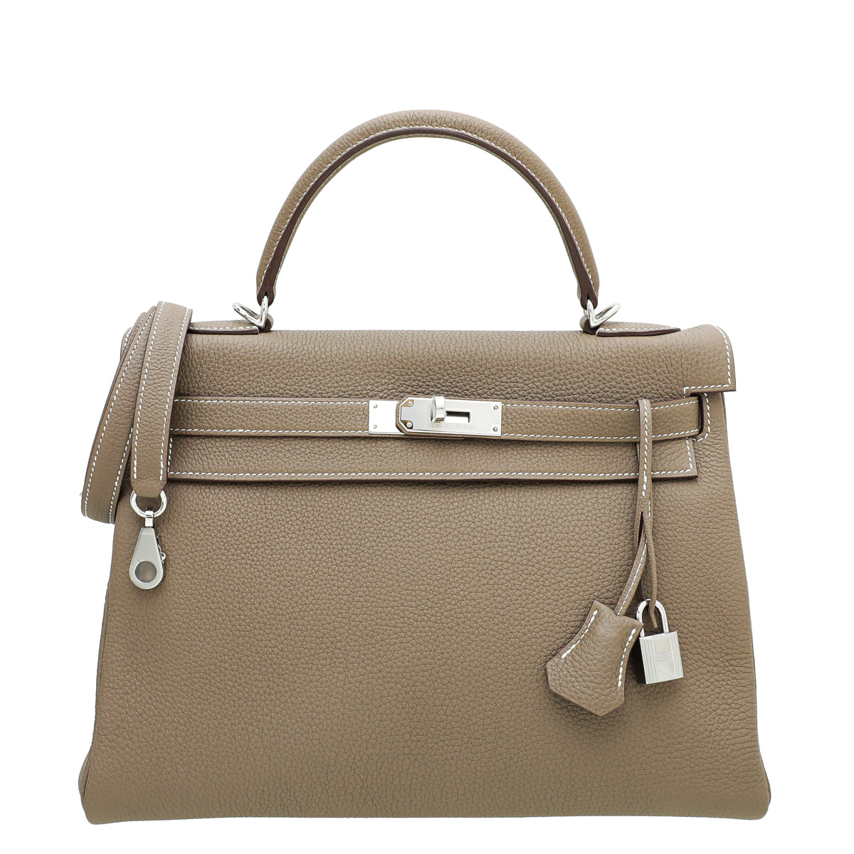 Hermes Etoupe Retourne Kelly 32 Bag-Hermes-THE CLOSET