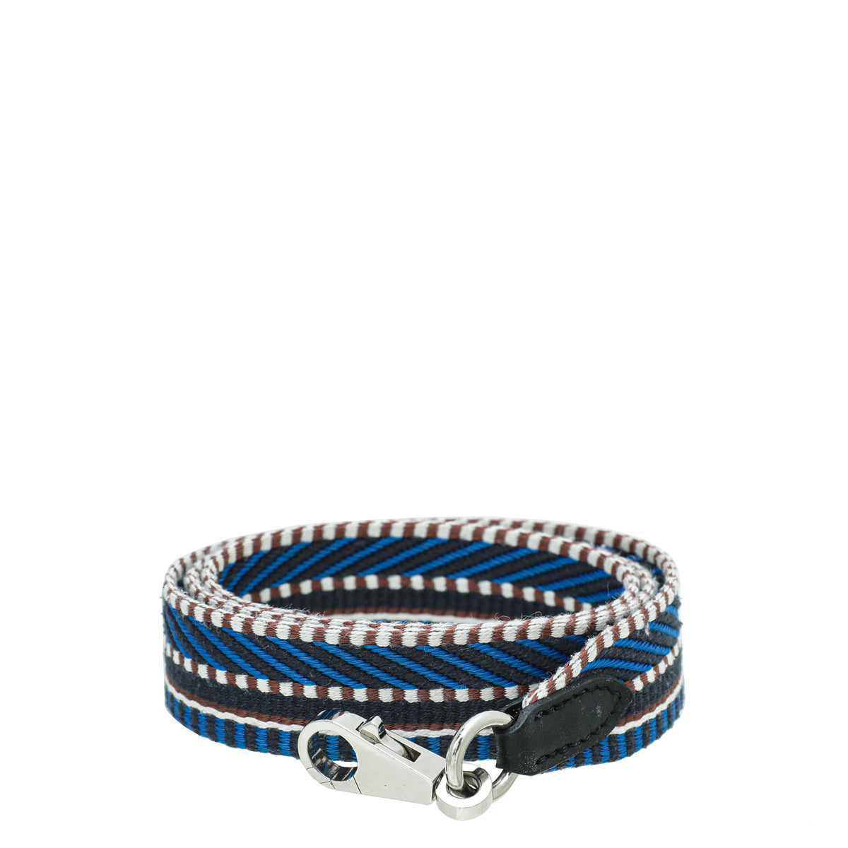 Hermes Blue Multicolor Sangle Cavale 25 mm Shoulder Strap-Hermes-THE CLOSET