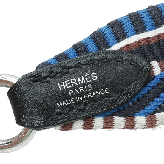 Hermes Multicolour Canvas Sangle Cavale 50mm Bag Strap Hermes