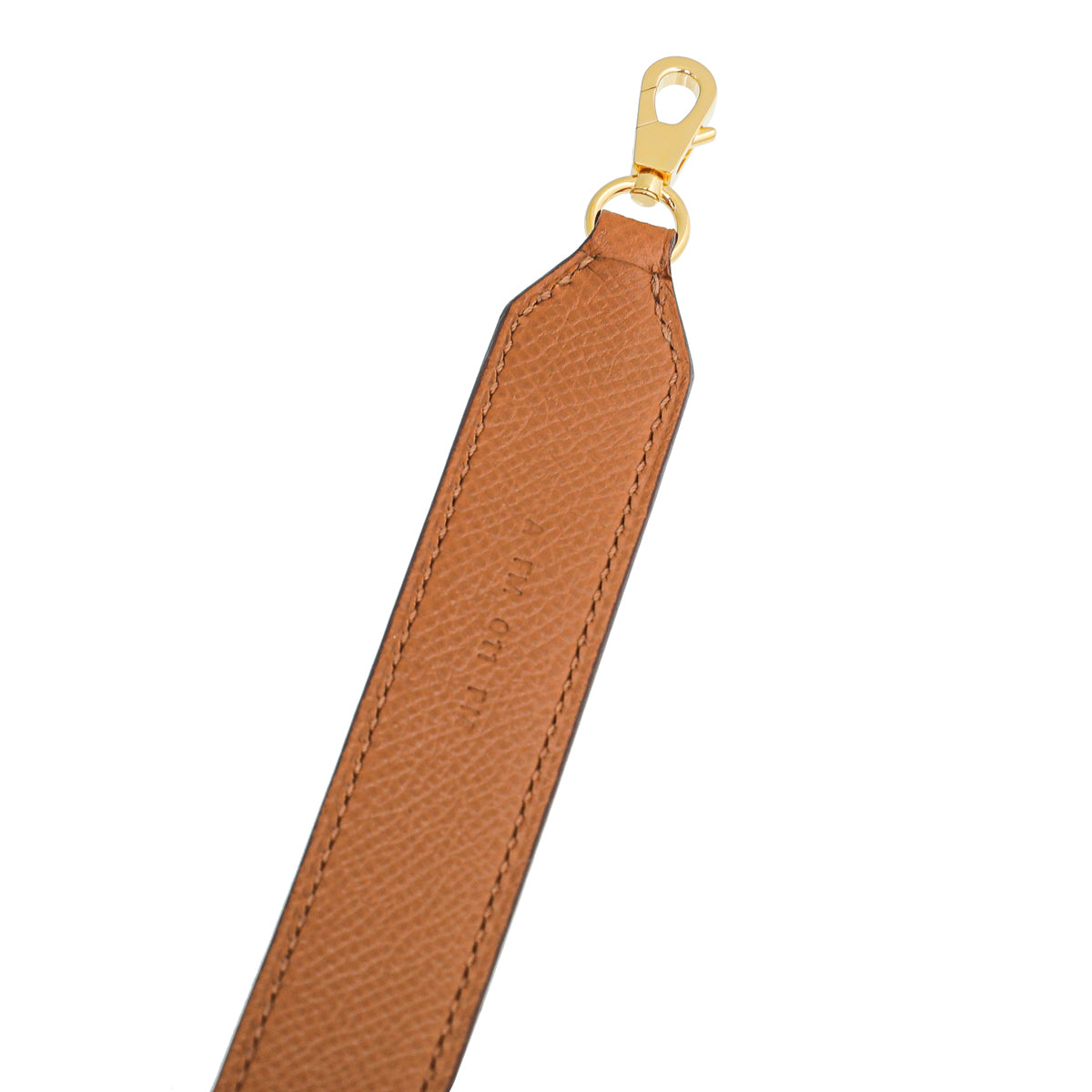 Load image into Gallery viewer, Hermes Gold Tressage Cuir 25mm Bag Strap
