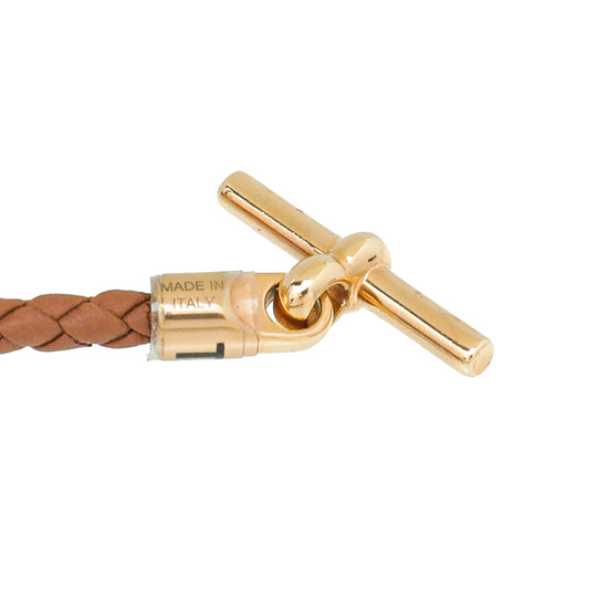Hermes Gold Glenan Braided Bracelet