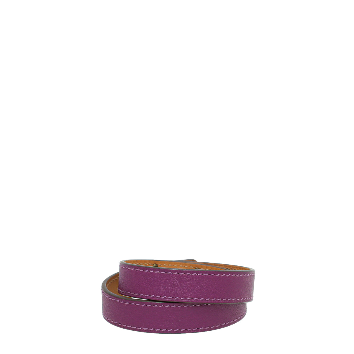 Hermes Violet Kelly Double Wrap Small Bracelet-Hermes-THE CLOSET