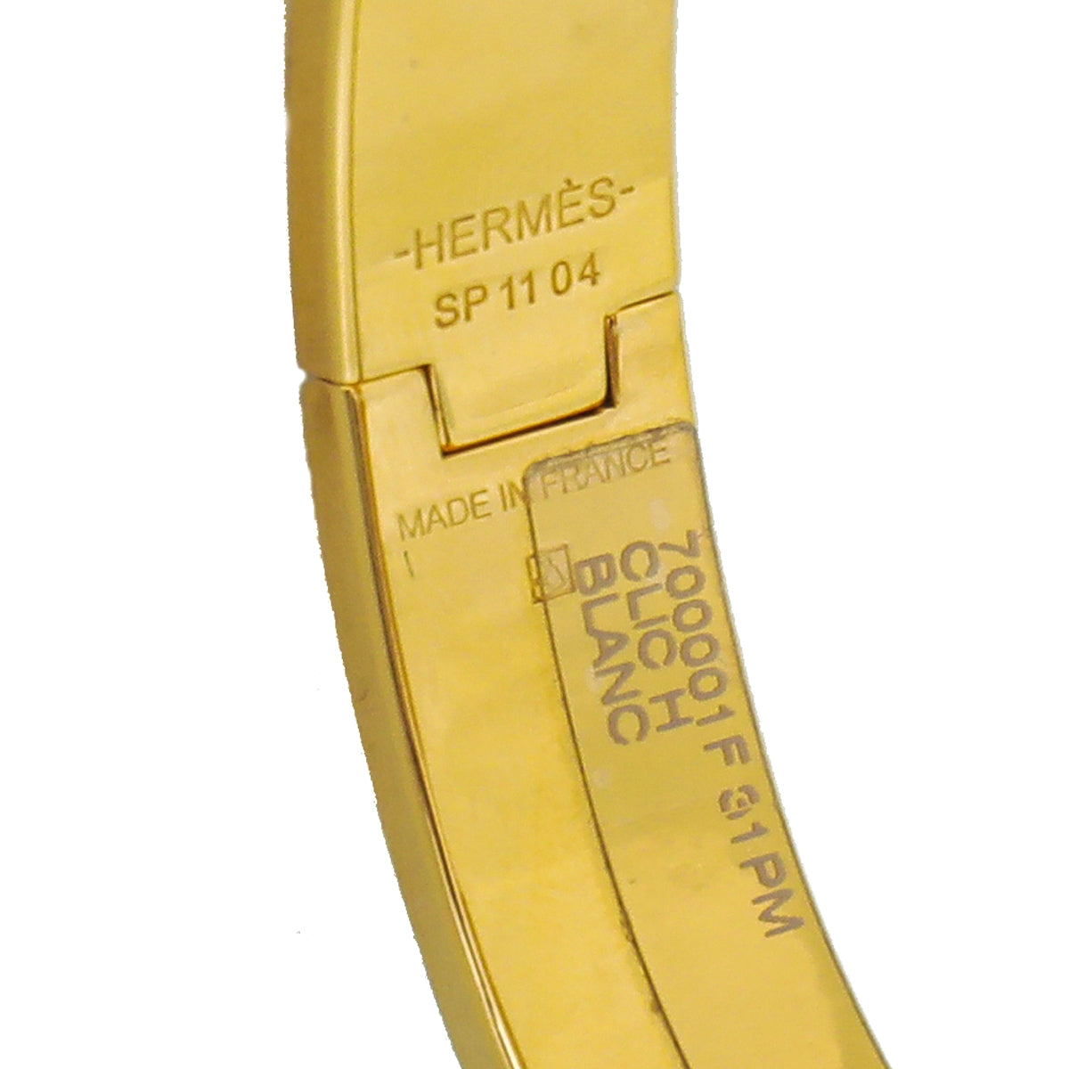 Hermes Blanc Clic H PM Bracelet