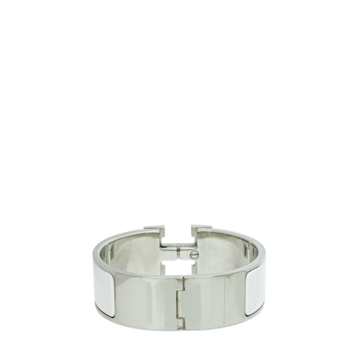 Hermes Blanc Clic Clac Pm Bracelet-Hermes-THE CLOSET