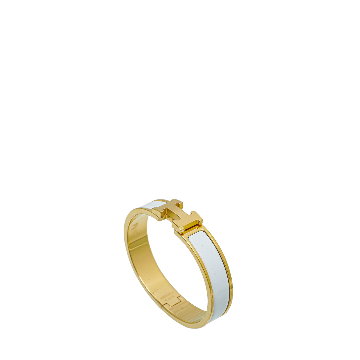 Hermes Blanc Clic H PM Bracelet-Hermes-THE CLOSET
