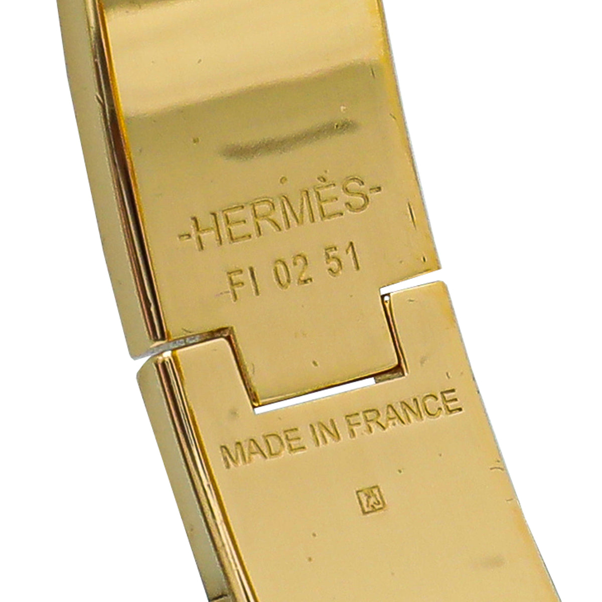 Hermes Blanc Clic H PM Bracelet