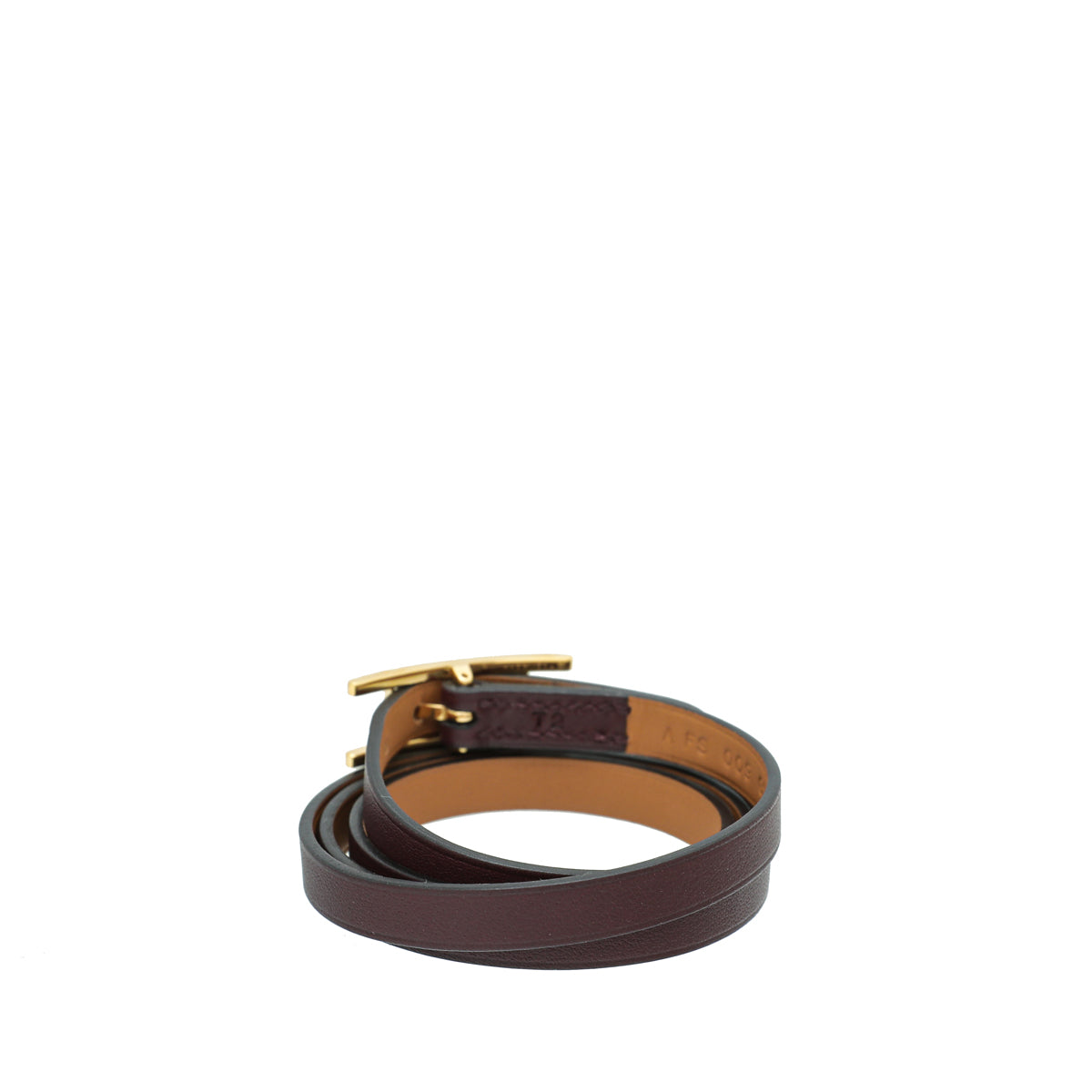 Hermes Bordeaux Chamonix Hapi 3 Medium Bracelet-Hermes-THE CLOSET