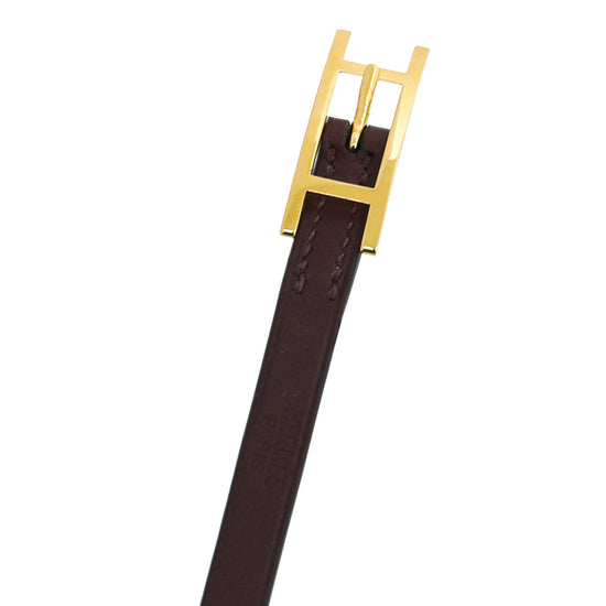 Hermes Bordeaux Chamonix Hapi 3 Medium Bracelet