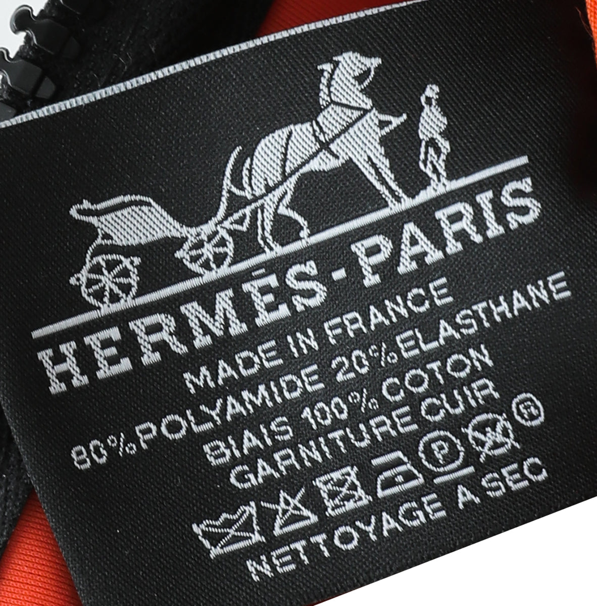 Hermes Orange Neobain Waves Small Case