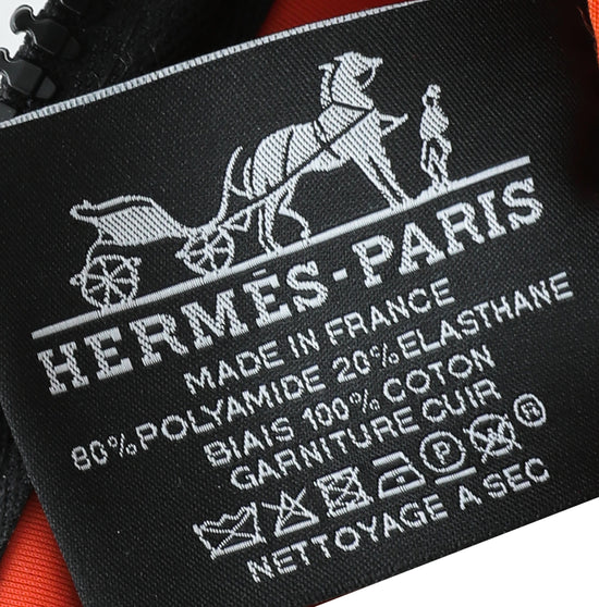 Hermes Orange Neobain Waves Small Case